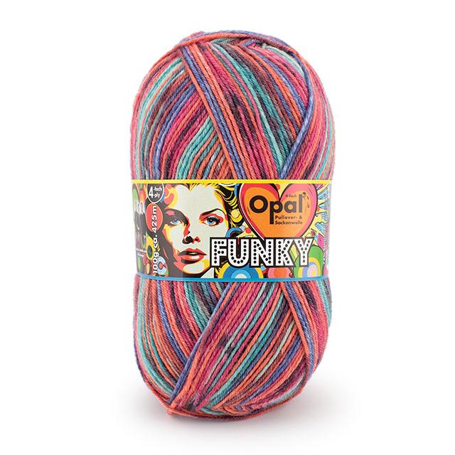 毛糸 Opal-オパール- ファンキー 4ply/4本撚り 11583.ファンキー