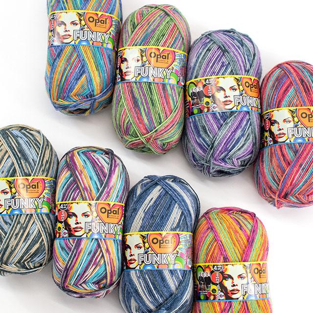 毛糸 Opal-オパール- ファンキー 4ply/4本撚り 11583.ファンキー