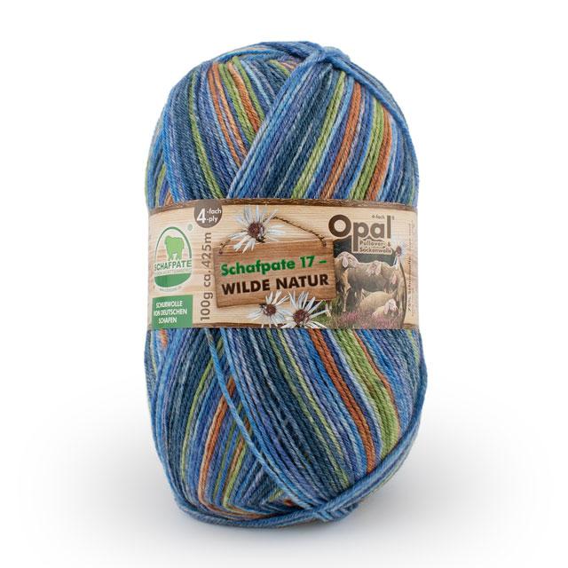 毛糸 Opal-オパール- シャーフパーテ17 4ply/4本撚り 11591.牧場の川
