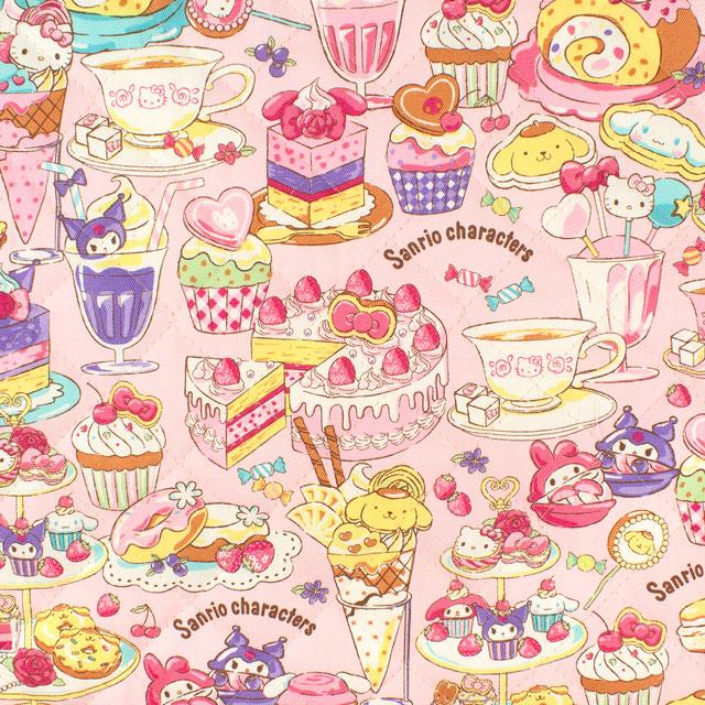 sanrio（サンリオ） 生地 サンリオキャラクターズ ケーキ柄