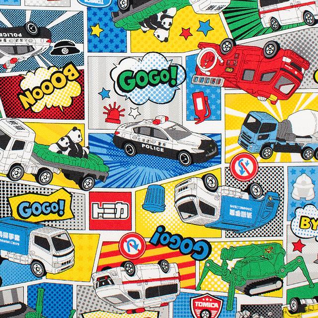トミカ ＼期間限定20％OFF／ 生地 コミック柄/オックス（G-6134） 1A