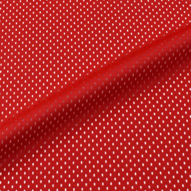 期間限定10％OFF／ 生地 スポーティメッシュ（809） 4.赤 10Bk15_