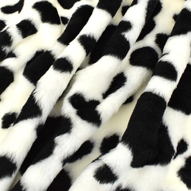 生地 アニマルボア/ウシ柄（9038） 2011.白/黒 10Bn99_ : 新宿オカダヤ