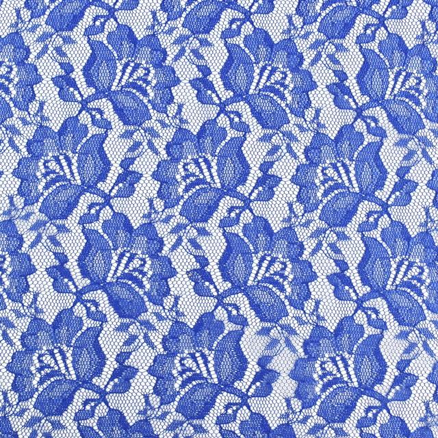 ひなページ 期間限定10％OFF／ 生地 ラッセルレース（12887） 8.青 10Ac04_