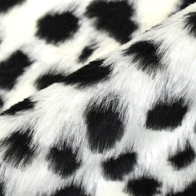 生地 アニマルボア/ダルメシアン柄（8819） 2012.白/黒 10Bn99_ : 新宿
