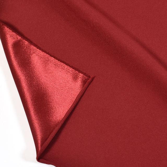 生地 バックサテン（209116） 27.ワインレッド 10Ae08_ : 新宿オカダヤ