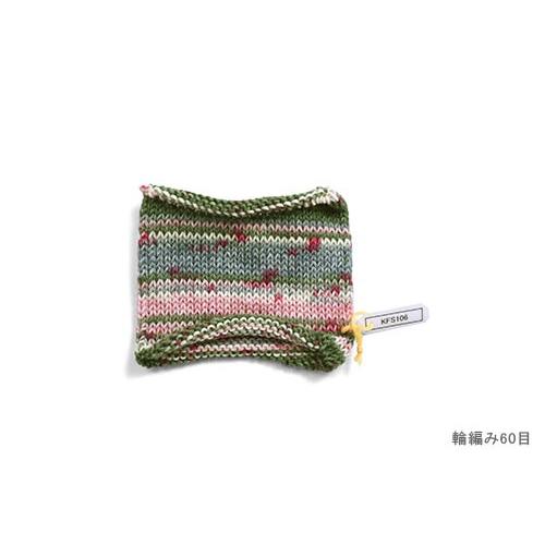 毛糸 Opal-オパール- 気仙沼カラー 4ply/4本撚り KFS106.桜/グリーン・ピンク系マルチカラー (M)_b1j｜okadaya-ec｜02