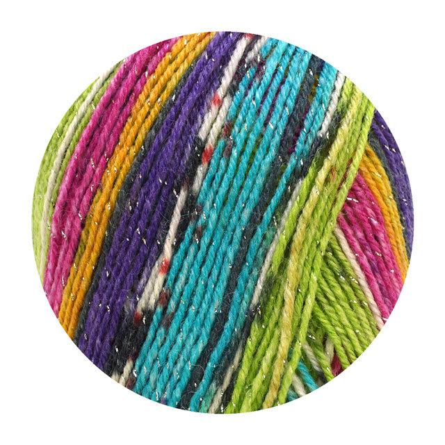 毛糸 Opal-オパール- 気仙沼カラー 4ply/4本撚り KFS988.四季の輝き