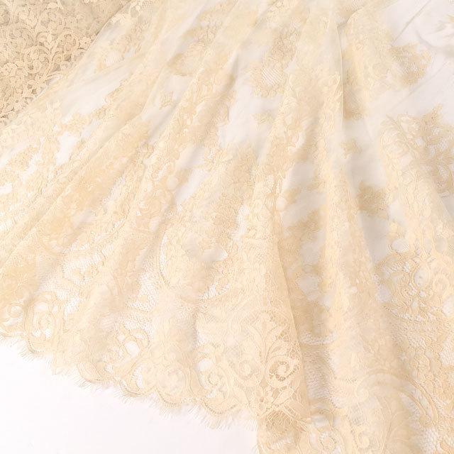 生地 リバーレース（ZE1461B） BEIGE.ベージュ 10Aa05_ : 新宿オカダヤ