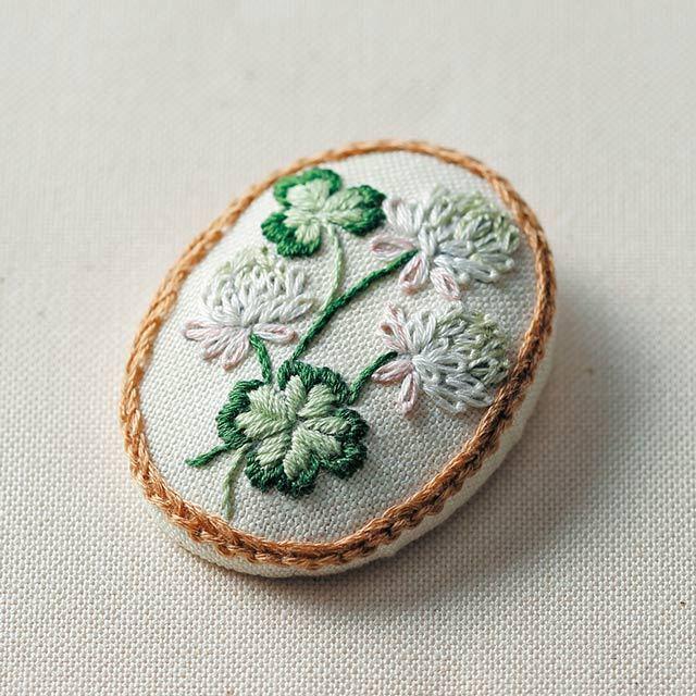 オリムパス フランス刺しゅうキット ブローチ シロツメクサ 9078 H 5a 新宿オカダヤyahoo 店 通販 Yahoo ショッピング