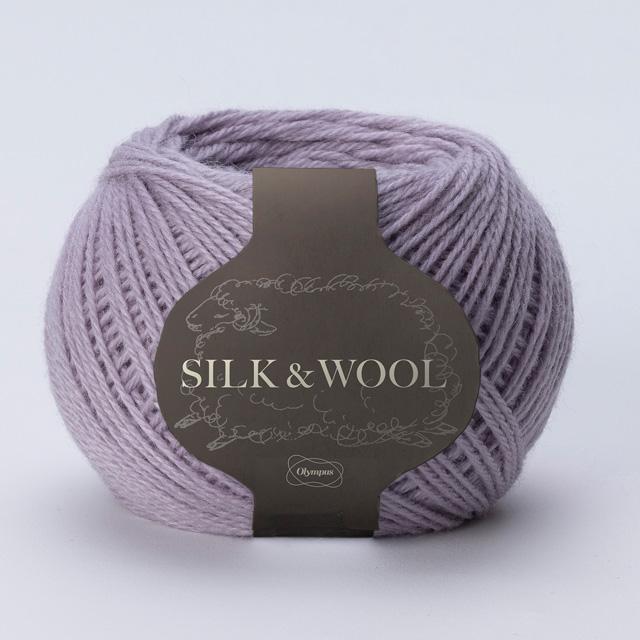 Olympus（オリムパス） 毛糸 SILK&WOOL 5.スモーキーパープル 06Co99_