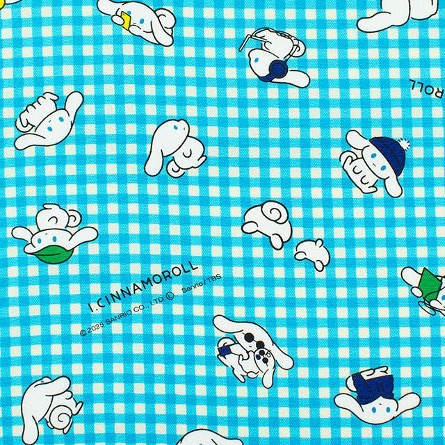 sanrio（サンリオ） 生地 アイシナモロール ギンガムチェック/オックス