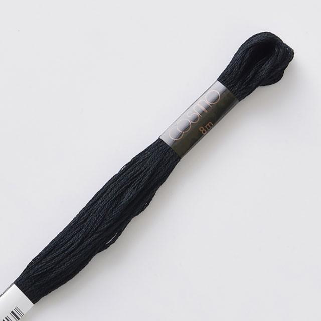 刺しゅう材料 cosmo-コスモ- 刺繍糸 25番 色番600.黒 06Bg99_ 刺しゅう材料 cosmo-コスモ- 刺繍糸 25番 色番600.黒 06Bg99_