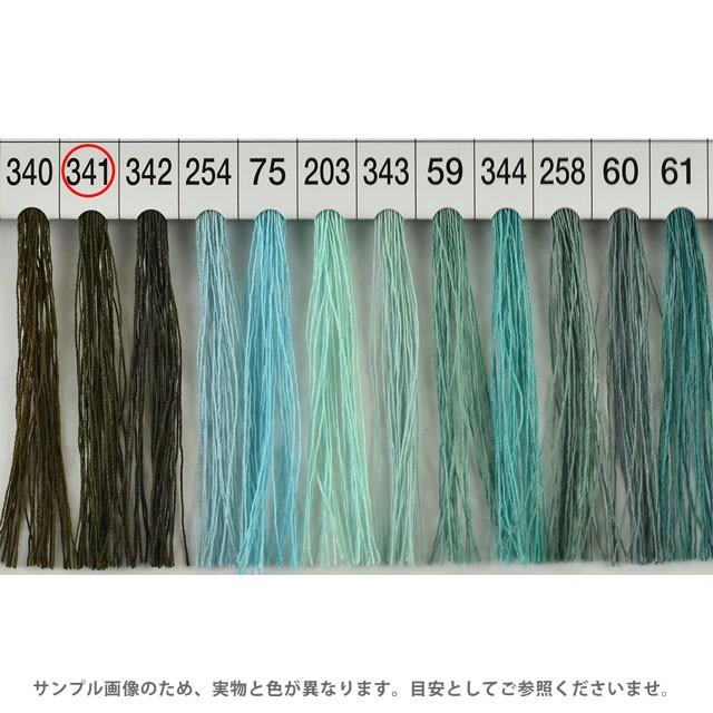 手芸品 シャッペスパンカラーサンプル、ミシン糸、ガーゼ生地、平ゴム フジックス ミシン糸 シャッペスパン 60番 200m巻 色番341 15Yy88_