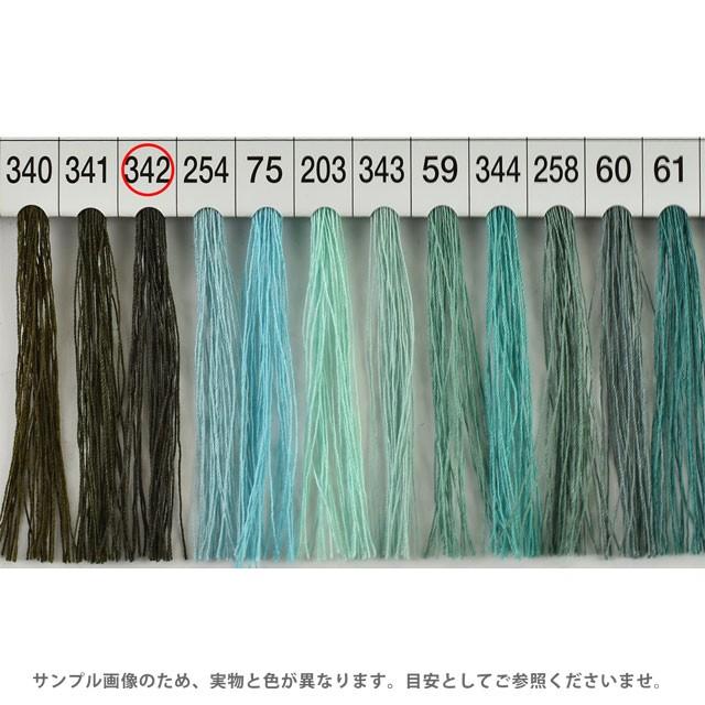 フジックス ミシン糸 シャッペスパン 60番 200m巻 色番342 15Yy88_