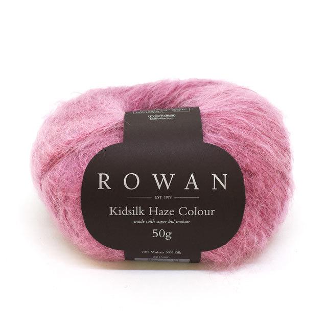 毛糸 ROWAN-ローワン- Kidsilk Haze Colour・キッドシルクヘイズカラー（Z013000） 6.Rose (M)_b1j｜okadaya-ec