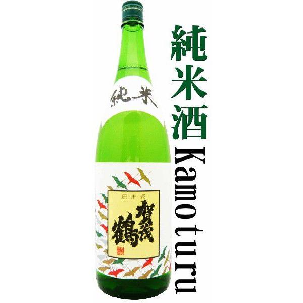 日本酒 賀茂鶴 純米酒 1.8Ｌ かもつる｜okadayasaketen｜02