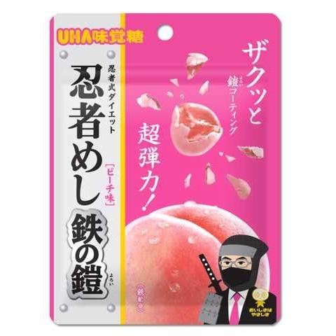 忍者めし　鉄の鎧　ピーチ味50袋 忍者めし 5個セット 忍者めし 鉄の鎧 ピーチ味 : おかど書店Yahoo!店