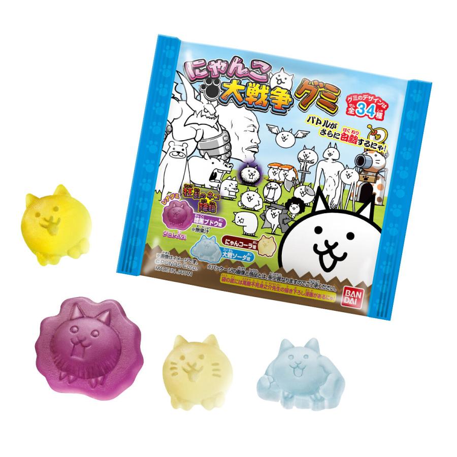 BANDAI（バンダイ） にゃんこ大戦争グミ 33g×12袋 : おかげさま