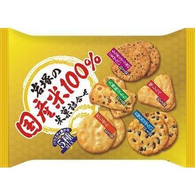 岩塚製菓 岩塚の国産米100％米菓詰合せ 165g×10個 : おかげさま