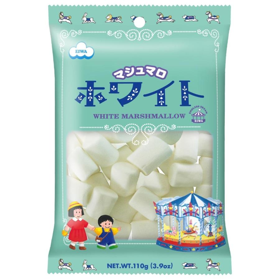 エイワ ホワイトマシュマロ 110g×12袋 : おかげさまマーケット - 通販