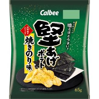 堅あげポテト カルビー 堅あげポテト焼きのり味 65g×12袋 : おかげさま