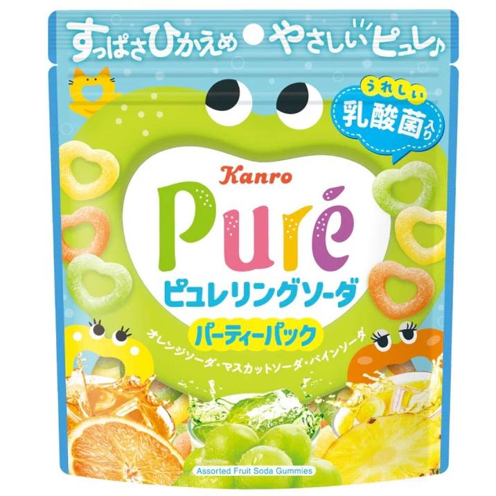 Pure(カンロ) カンロ ピュレリングソーダパーティーパック 156g×4袋