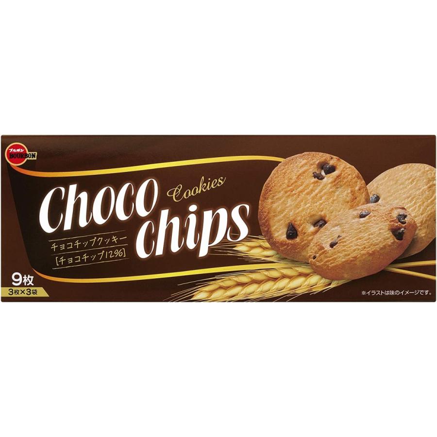 ブルボン チョコチップクッキー 9枚 12箱 おかげさまマーケット 通販 Yahoo ショッピング