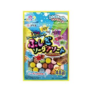 コリス ふしぎソーダアソートソフトキャンディ 48g×10個 : おかげさま
