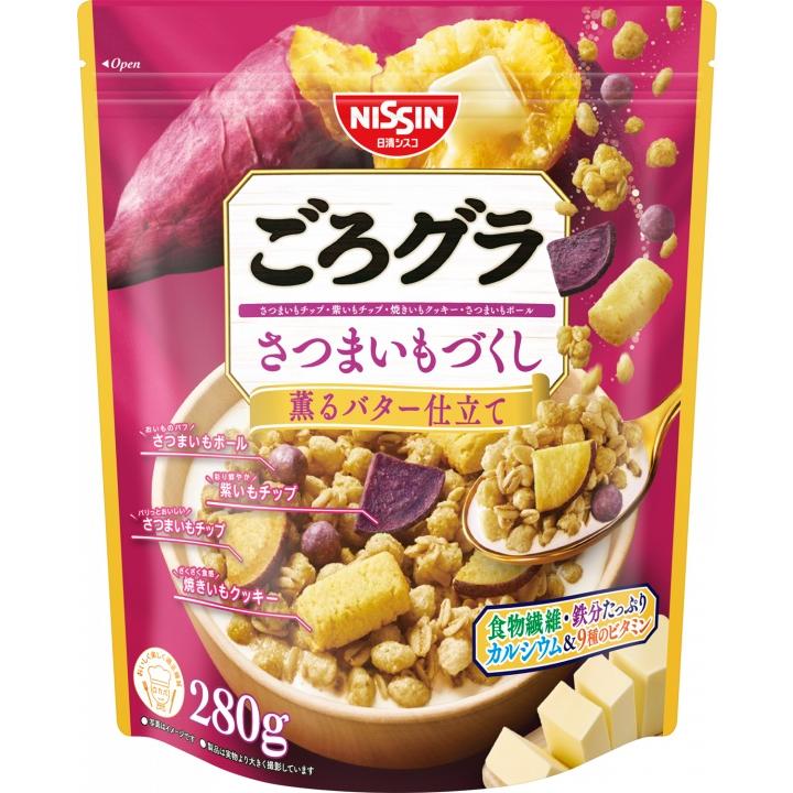 ごろグラ 日清シスコ ごろグラさつまいもづくし 280g×6袋 : おかげさま