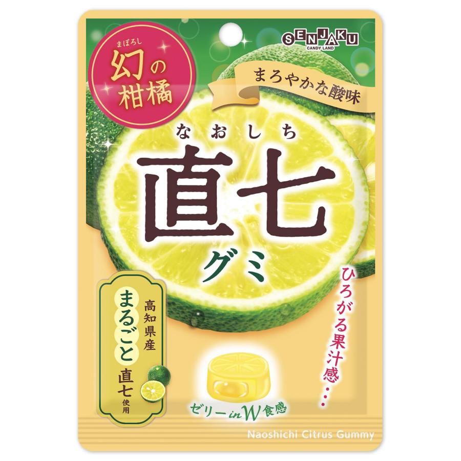扇雀飴本舗 幻の柑橘直七グミ 40g×6個 : おかげさまマーケット - 通販