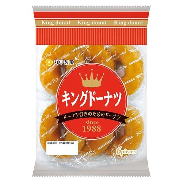 丸中製菓 キングドーナツ 6個×9袋 : おかげさまマーケット - 通販