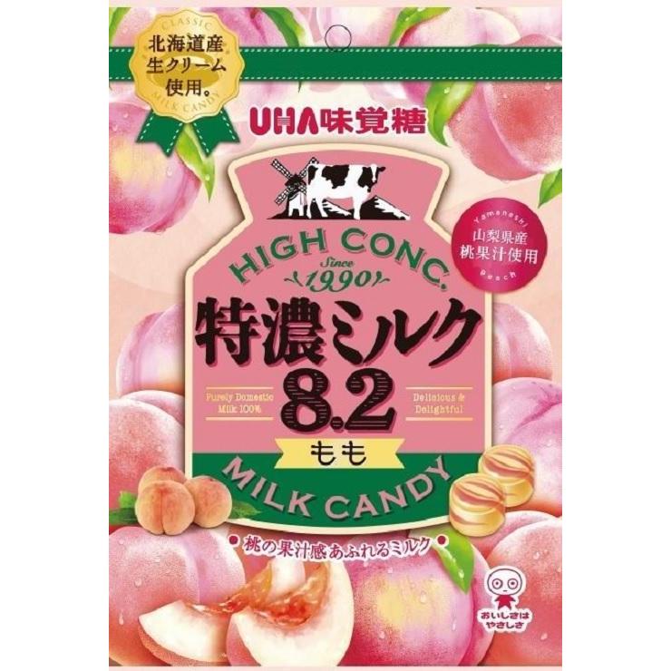 特濃ミルク8.2 味覚糖 特濃ミルク8．2もも 70g×6個 : おかげさま