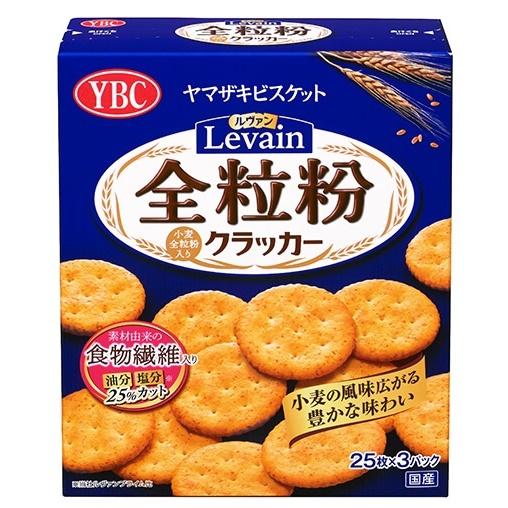 ヤマザキビスケット ルヴァン全粒粉クラッカーl 75枚 25枚 3パック 10箱 おかげさまマーケット 通販 Yahoo ショッピング