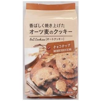 NSIN オーツ麦のクッキーチョコチップ 11枚 ×12個 : おかげさま NSIN オーツ麦のクッキーチョコチップ 11枚 ×12個 : おかげさま
