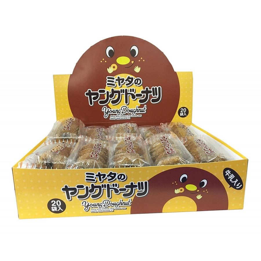 宮田製菓 ミヤタのヤングドーナツ 4個×20袋｜okagesama-market｜02