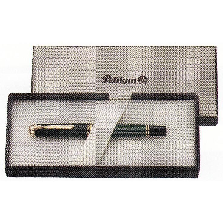 Pelikan（ペリカン） 万年筆EF） スーベレーン M405 シルバートリム 黒