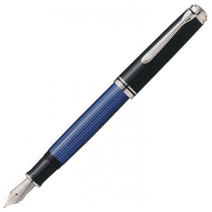 Pelikan（ペリカン） 万年筆EF） スーベレーン M805 シルバートリム