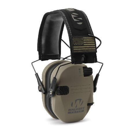 Walkers　Razor　スリム　電子聴覚保護マフ　サウンド増幅と抑制と射撃用メガネバンドル　(色をお選びください)