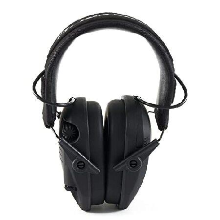 Walker's　Razor　Slim　Earmuffs　Electronic　Black　Sound　and　Amplification,　with　Reduction　Protection　Folding　23dB　Hunting　Hearing　Shooter　Noise　Punisher