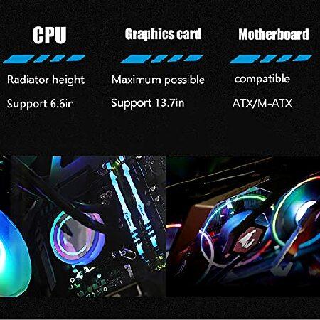 【美品】 LIQIANG Argb ミドルタワーPCゲーミングケース 完全透明デスクトップコンセプト 両面強化ガラスパネル ATX， Matx， for a great experience， Yellow 【DG1614818159】(57992円)