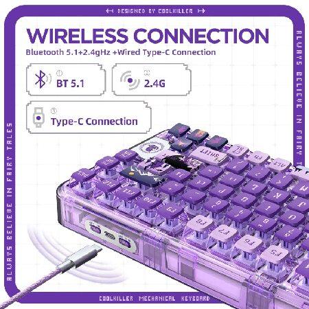 YUNZII Coolkiller CK75 無線 ホットスワップメカニカル