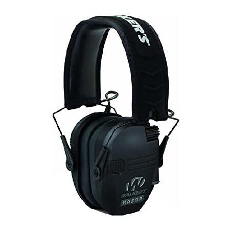 Walker's　Razor　スリム　電子　シューティング　保護ケース付き　聴覚保護マフ　ハンティング　(2個)　軽量　(ブラック)　レンジ