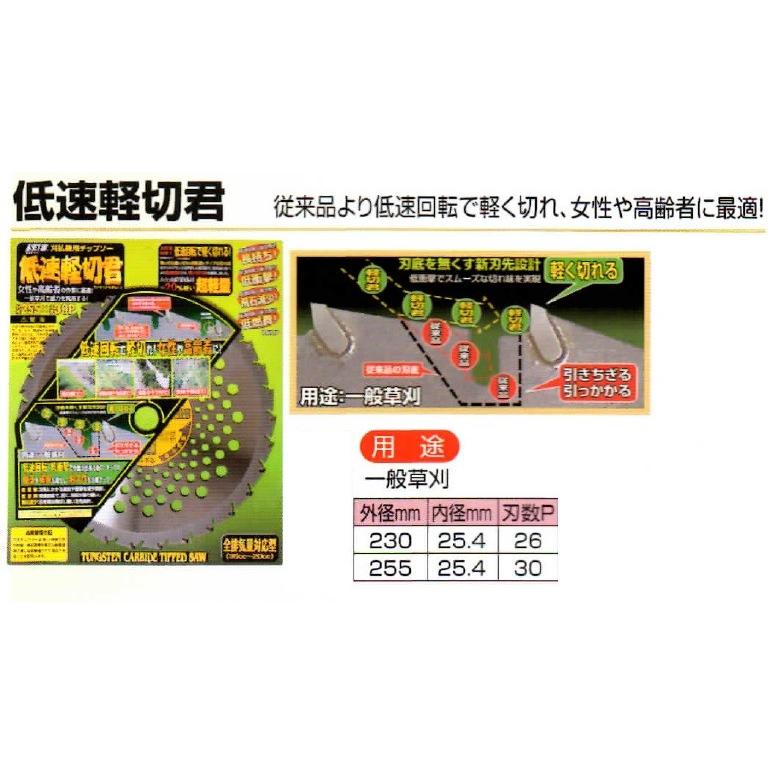 小林鉄工所 SAF (低速軽切君) 草刈りチップソー 草刈機用 : お買い得