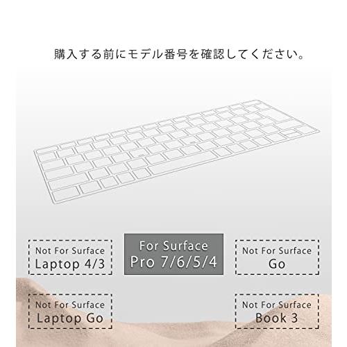 【Surface Pro 8 / Xとの互換性はありません】Microsoft Surface Pro 7/6/5/4 専用 キーボードカバー JIS｜okaidoku-store22｜02