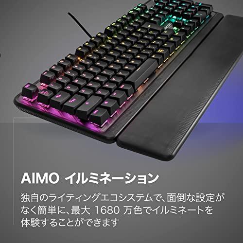 ROCCAT Pyro メカニカル RGB ゲーミングキーボード リニア(赤軸) JP日本語配列 ドイツデザイン ROC-12-627｜okaidoku-store22｜05