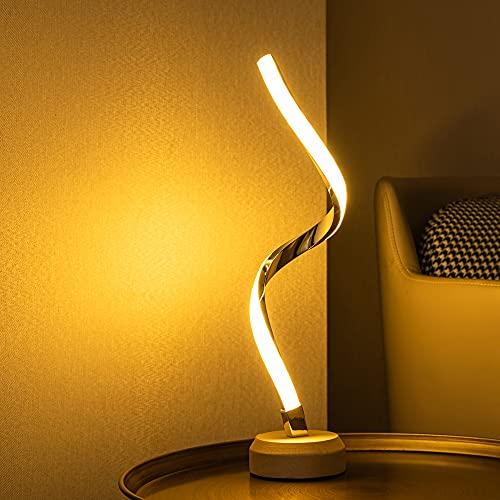 寝室のベッドサイドのナイトライト、創造的な家の装飾のテーブルランプ、ユニークな新築祝いのギフト、LEDの木製の電気スタンド、調光可能なLed照明｜okaidoku-store22｜07