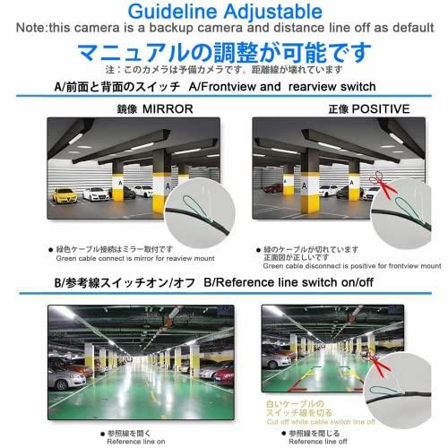 OBEST 5インチモニター バックカメラセット サイド フロンドカメラ AHD