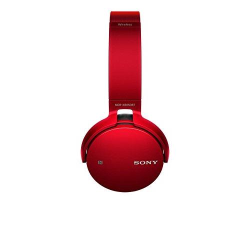 ソニー ワイヤレスヘッドホン 重低音モデル MDR-XB650BT : Bluetooth対応 折りたたみ式 レッド MDR-XB650BT R｜okaidoku-store22｜03