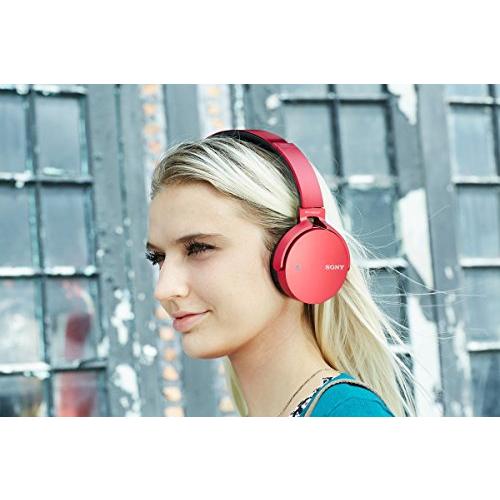 ソニー ワイヤレスヘッドホン 重低音モデル MDR-XB650BT : Bluetooth対応 折りたたみ式 レッド MDR-XB650BT R｜okaidoku-store22｜07